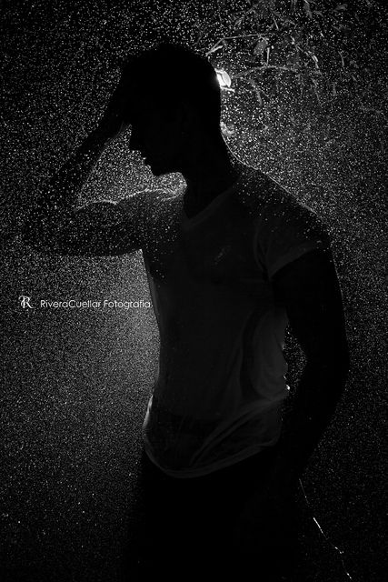 Rain Man by pipo rivera, via Flickr Men In Rain Aesthetic, Man In Rain Aesthetic, Man In Rain, Room Photoshoot, Rain Room, Portraits Male, Rain Fall, Standing In The Rain, Running In The Rain