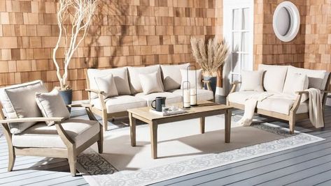 We have spent hours upon hours rounding up the best sofas of all styles, at all price points. Let's find the outdoor couch of your dreams. Patio Loveseat, Sofa Seating, Outdoor Loveseat, Outdoor Couch, Wood Patio, Sunbrella Cushions, Sofa Seats, Patio Sofa, 6 D