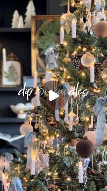 erika | diy + home decor on Instagram: "🕯️CLIP-ON XMAS🎄CANDLES 🕯️ - Comment CANDLES for the link! These mini battery powered taper candles will give your tree that extra magic this holiday season! I love that they clip right onto your Christmas tree branches and the clip rotates so you can make them stand up perfectly straight! These would also be great on garlands and wreaths! #holidayfinds #christmasfinds #holidaydecor #holidaydecorating #christmasdecor #christmasdecorations #christmasdecorating #christmascountdown #seasonaldecor #homedecor #decoratingforchristmas #ledcandles #christmastree #trimthetree #christmasornaments #xmastree" Candlelit Christmas Tree, Christmas Tree Candles Clips, Candles For Christmas Tree, Candle On Christmas Tree, Candles In Christmas Tree, Clip On Candles For Christmas Tree, Christmas Tree With Candle Lights, Christmas Tree With Candles, Candles On Christmas Tree