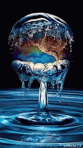 Ripple Water GIF - Ripple Water Bubble - Discover & Share GIFs High Speed Photography, Charcoal Drawings, Water Art, Living Things, Foto Art, Water Droplets, Pics Art, Water Drop, Rain Drops