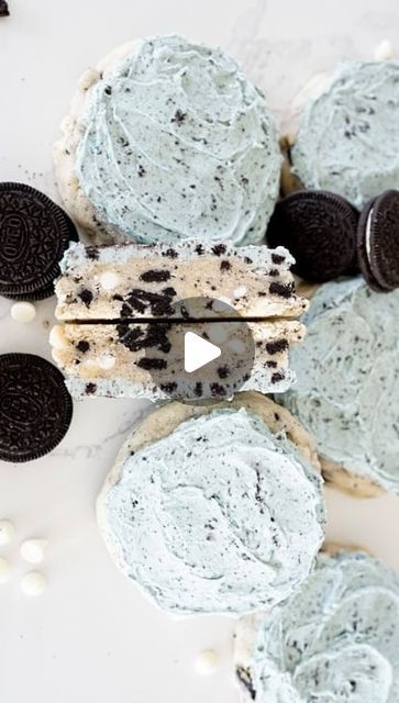 Karli | Family Food Blogger on Instagram: "If you’re looking for a unique yet tasty cookie to make this 4th of July, look no further! 💙 These Aggie Blue Mint cookies are minty chocolate Oreo perfection! With my perfected Crumbl cookie copycat recipes it is easier than ever to make Cr**bl copycat cookies in your very own kitchen!

Get the full recipe 👇
•search ‘Aggie blue mint’ on my blog, link in bio
• page 46 in my third cookbook, the merry cookie lover 

#cookies #aggie #aggiebluemint #loganutah #utahstate #utahstateaggies #cookieshop #bakery #cookiesofinstagram #dupe #copycat #mint #oreos #minty #sugarcookiesofinstagram" Aggie Blue Mint Crumbl Cookie Recipe, Cookie Copycat Recipes, Crumbl Cookie Copycat, Copycat Cookies, Crumbl Cookies, Chocolate Oreo, Mint Cookies, Chocolate Oreos, Family Food