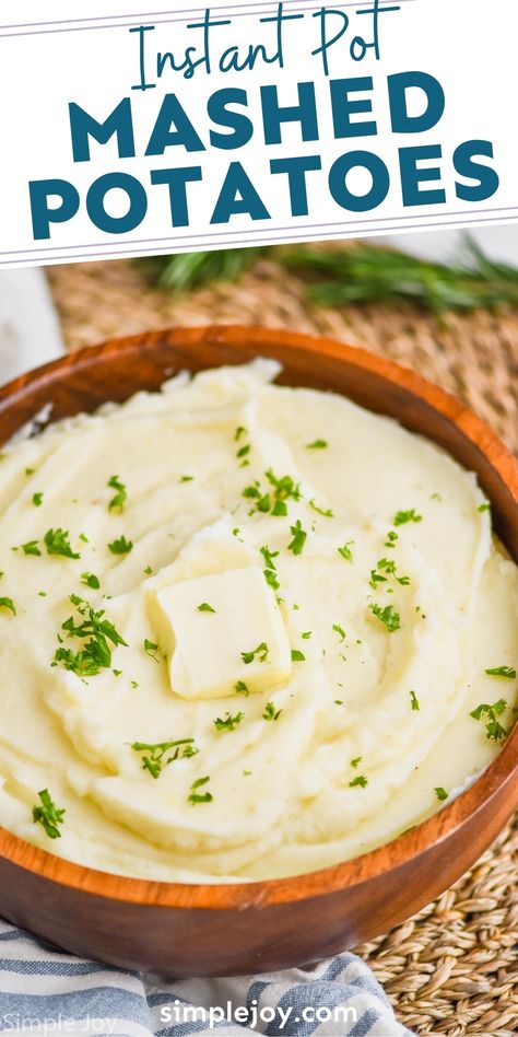 Easy Mashed Potatoes Instant Pot, Instant Pot Mash Potatoes, Easy Instant Pot Mashed Potatoes, Ip Mashed Potatoes, Ninja Foodi Mashed Potatoes, How To Make Instant Potatoes Taste Real, Mashed Potatoes Recipe Instant Pot, Instant Pot Mashed Potato, Homemade Mashed Potatoes Easy