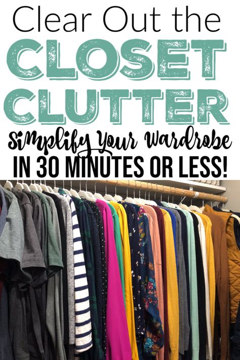 Closet Tips, Organizing Closet, Declutter Your Closet, Closet Full Of Clothes, Clear Clutter, Management Organization, Simply Organized, Declutter Closet, Genealogy Organization