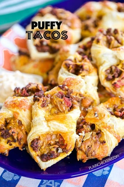 Healthy Super Bowl Recipes, Hamburger Taco, Healthy Super Bowl, Pastry Treats, Puffy Tacos, Super Bowl Food Healthy, Super Bowl Recipes, Healthy Superbowl, Healthy Superbowl Snacks