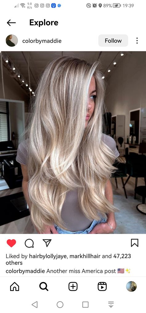 Grown Out Blonde Hair, Carrie Underwood Hair, Blonde Hair Goals, Blonde Hair Care, Fall Blonde Hair, Summer Blonde Hair, Blonde Hair Transformations, Icy Blonde Hair, Light Blonde Hair