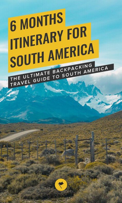 6 Months Itinerary for South America  - The Ultimate Backpacking Travel Guide to South America- Here is the ultimate 6-months backpacking itinerary for South America. This complete guide will take you from Colombia to Ecuador, Peru, Bolivia, Chile, Argentian, and Brazil. It includes where to stay, things to see, budget, and everything you need to know to go to places like Galapagos, Easter Island, Patagonia.#travel#destinations #southamerica #colombia #ecuador #peru #bolivia #chile #argentina #b South America Itinerary, America Itinerary, Backpacking Itinerary, South America Travel Route, South America Travel Itinerary, Patagonia Travel, Backpacking Routes, Travel Colombia, America Trip