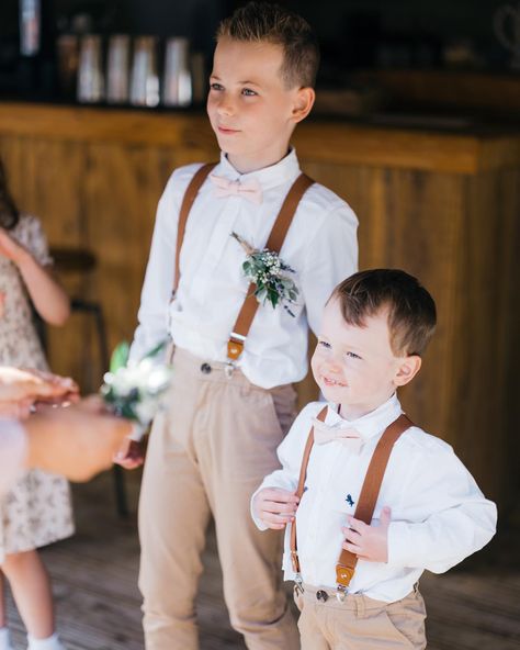 3 Ring Bearers Boys, Bridget Wedding, Ring Bearer Outfits, Wedding Page Boys, Wedding Theme Color Schemes, Ring Bearer Boy, Wedding Outfit For Boys, Small Backyard Wedding, Ring Boy