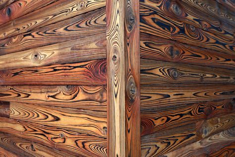 SHOU SUGI BAN GALLERY — URBAN TIMBER Burnt Timber, Burnt Wood Finish, Charred Wood, Pallet Designs, Sugi Ban, Shou Sugi Ban, Wood Cladding, Wood Shed, Modern Tiny House