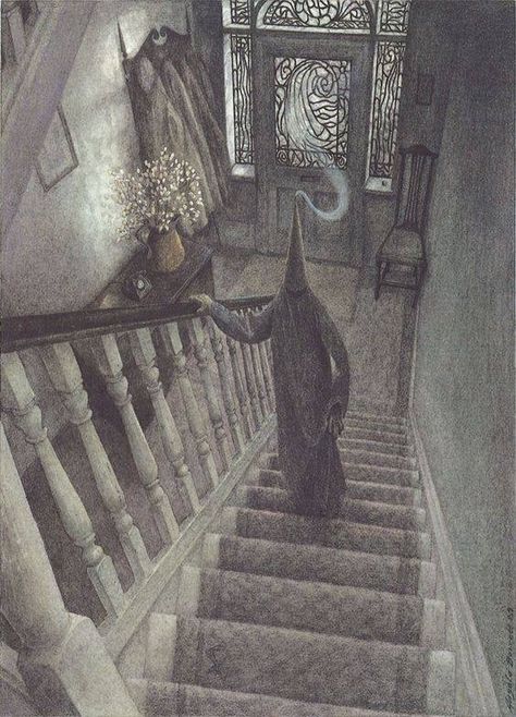 Angela Barrett, Story Books Illustrations, Creepy Art, Ghost Stories, Children's Book Illustration, Surreal Art, Horror Art, Art Plastique, Book Illustration