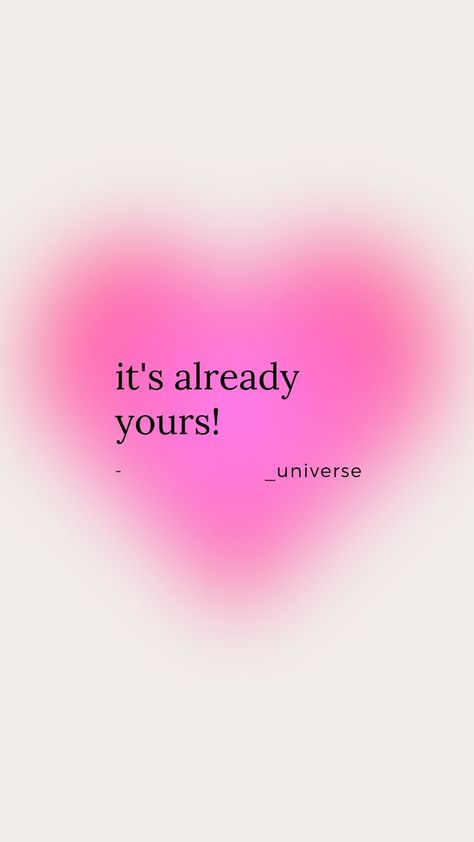 it's already yours! manifestation wallpaper motivation 💖 Aura Quotes, Quotes Dream, Now Quotes, Spiritual Wallpaper, Vision Board Affirmations, Vision Board Manifestation, Vie Motivation, Clothes And Shoes, Self Love Affirmations