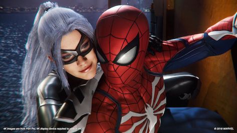 Spiderman Ps4 Wallpaper, Marvel Contest Of Champions, Black Cat Comics, Spiderman Black Cat, Spiderman Poster, The Heist, Black Cat Marvel, Spiderman Ps4, Sam Raimi