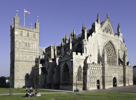 List of cathedrals in England and Wales - Wikipedia Exeter Cathedral, Exeter City, Devon And Cornwall, Church Of England, Cathedral Church, Old Church, Gothic Architecture, Place Of Worship, Exeter