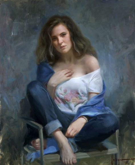 Vladimir Volegov Vladimir Volegov Paintings, Volegov Paintings, Vladimir Volegov, Commission Portrait, Art Academy, Human Figure, Figure Painting, Female Portrait, Figurative Art