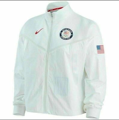 (eBay) Nike Team USA Windrunner Olympic Medal Stand Jacket Flag LS Full Zip XL NWT Medal Stand, Womens Anorak Jacket, Windrunner Jacket, Poncho Jacket, Olympic Medals, Womens Windbreaker, Nike Windbreaker, Nike Sweater, Summer Olympics