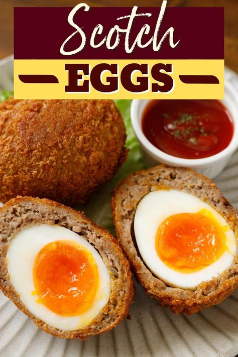 Scotish Eggs Recipe, Fresh Egg Recipes, Scottish Egg Recipe, Scottish Eggs Recipe, Scottish Eggs, Scotch Eggs Recipe, Stuffed Eggs, Scotch Egg, Making Fried Chicken