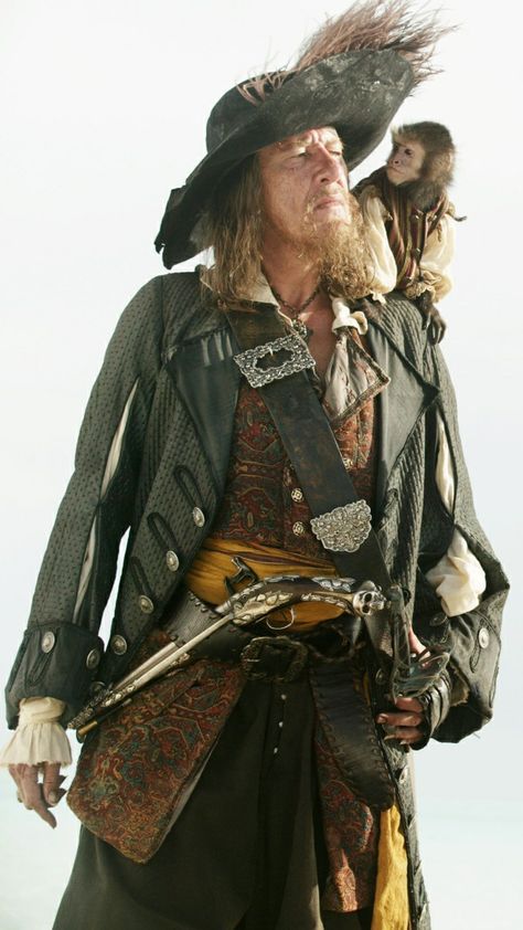 Captain Barbossa, Pirate Clothing, Hector Barbossa, Pirate Cosplay, Kaptan Jack Sparrow, Pirate Island, Pirate Outfit, Caspian Sea, Pirate Art