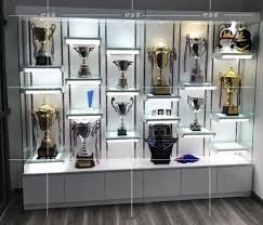 New Glass Trophy Cabinet Showcase Display Case - Buy Glass Trophy Cabinet,Glass Trophy Showcase,Trophy Display Case Product on Alibaba.com Trophy Cabinet Design, Award Room, Recognition Board, Trophy Cabinets, Trophy Stand, Trophy Display Case, Glass Trophy, Trophy Display, Glass Trophies