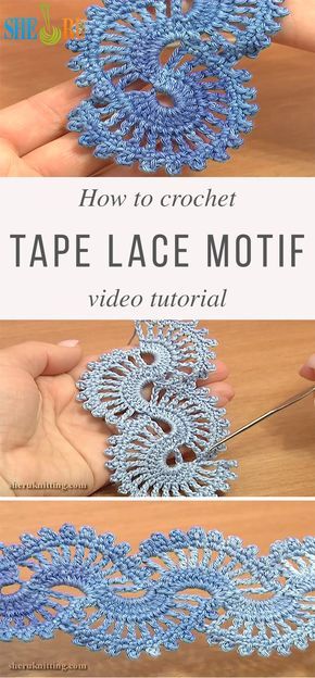 Tape Lace Crochet Pattern Tutorial Crochet Lace Motif, Crochet Russe, Lace Crochet Pattern, Clover Crochet, Marque-pages Au Crochet, Blocking Mats, Irish Lace Crochet Pattern, Crochet Pattern Tutorial, Beau Crochet