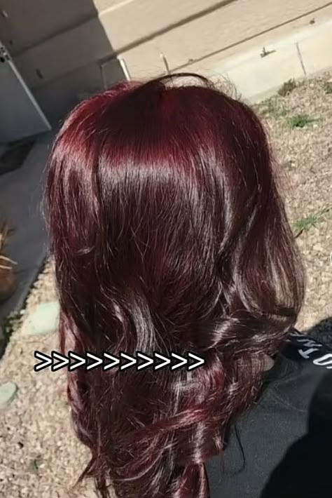 Bargandi Hairs, Red Dye Over Dark Brown Hair, Red On Brown Hair No Bleach, Cherry Red Hair Curly, Red Roots Black Hair, Pelo Color Vino, Cherry Hair Colors, Cherry Red Hair, Wine Red Hair