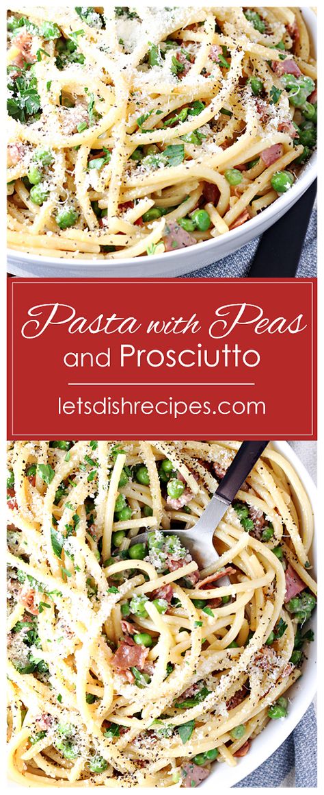 Pea Prosciutto Pasta, Pasta Peas Prosciutto Giada, Peas And Prosciutto Pasta, Prosciutto And Peas Pasta, Pasta With Peas And Prosciutto, Pea And Prosciutto Pasta, Pasta With Prosciutto And Spinach, Pasta Peas Prosciutto, Spaghetti With Prosciutto