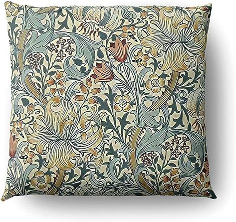 Amazon.com: Pillow William Throw Morris Included Floral Decorative Design Spun Polyester Square Pillows Cover Insert Gift for Christmas Mother's Father's Day Birthday : Home & Kitchen Square Pillows, Throw Pillow Inserts, Decorative Design, New Living Room, Square Pillow Cover, Mother And Father, Gift For Christmas, Couch Pillows, Sofa Pillows