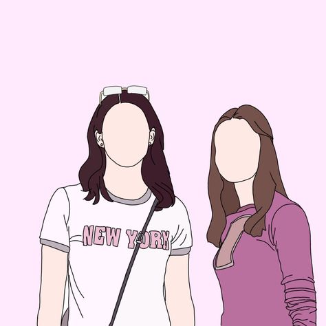 Gilmore girls rory and lorelai drawing lines art colored Gilmore Girls Coloring Pages, Gilmore Girls Illustration, Gilmore Girls Rory And Lorelai, Gilmore Girls Painting, Gilmore Girls Drawings, Gilmore Girls Fanart, Gilmore Girls Art, Rory And Lorelai, Gilmore Girls Party