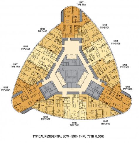 In Progress: Busan Lotte Town Tower / SOM (10)มีเเปลน คอนโดหรูๆมาดูกัน Parking Plan, Hotel Floor Plan, Hotel Floor, Plans Architecture, Hotel Plan, Apartment Floor Plans, Architectural Floor Plans, Skyscraper Architecture, Architecture Design Drawing