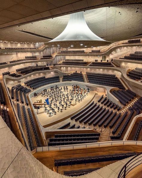 Mojave Rattlesnake, Futuristic School, Auditorium Architecture, Theatrical Scenery, Concert Hall Architecture, Auditorium Design, Theater Architecture, Public Space Design, Unusual Buildings