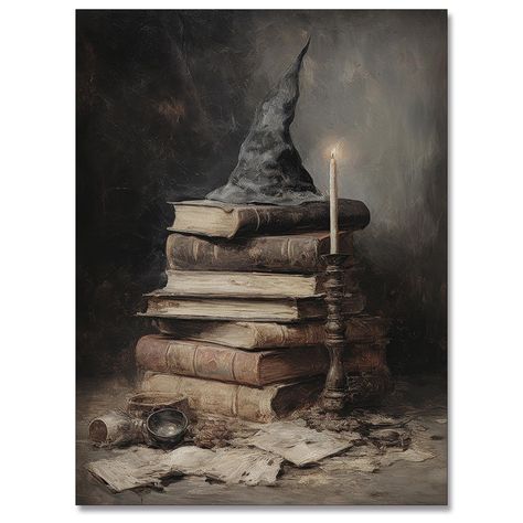 Dark Academia Pictures, Witchy Spells, Victorian Gothic Decor, Wall Decor Neutral, Imprimibles Halloween, Pictures Wall Decor, Dark Academia Wall, Pictures Wall, Halloween Wall Art