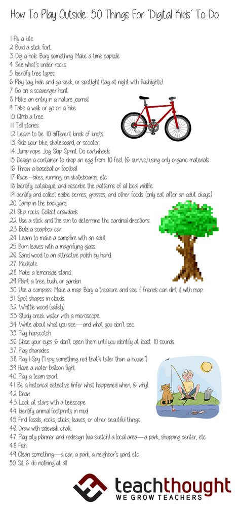 50-things-to-do-outside-c What To Do Outside, Outside Activities For Kids, Detox Challenge, Kids Things To Do, Outside Activities, What To Do When Bored, Play Outside, Things To Do When Bored, Time Capsule