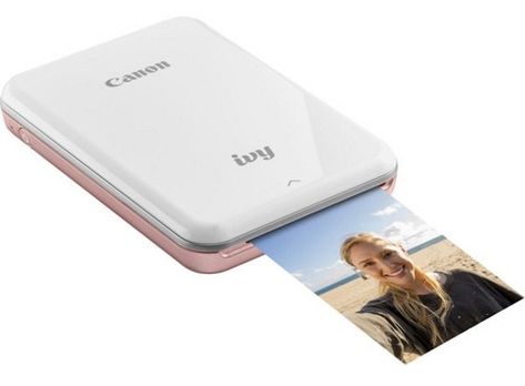 The Canon IVY Mini Photo Printer - print your photos where you want and when you want Canon Ivy Mini Photo Printer, Mini Photo Printer, Canon Ivy, Photo Scanner, Portable Photo Printer, Reflex Camera, Stick Photo, Mini Printer, Portable Printer