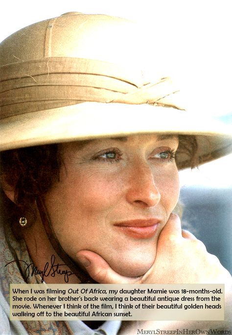 Meryl Streep In Her Own Words Out Of Africa Style, Karen Blixen, Mama Africa, Septième Art, Africa Safari, Robert Redford, Out Of Africa, Costume Drama, Love Hat