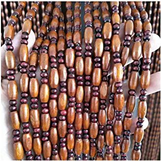 Doorway Beads, Macrame Door Curtain, Hallway Decoration, Beaded Curtain, Wood Curtain, Bamboo Curtains, Retro Room, Steel Nails, How To Make Rope