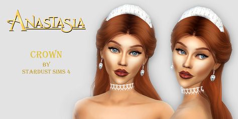 Sims 4 Anastasia, Anastasia Crown, Fairytale Characters, Yellow Crown, Sims 4 Cheats, Sims Stories, Sims Packs, Sims 4 Anime, Yellow Gown