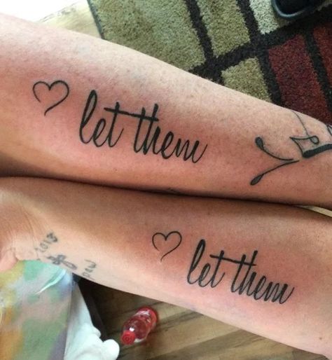 Let Them Tattoos, Let Them Tattoo, Meaningful Word Tattoos, Fierce Tattoo, Omerta Tattoo, Back Of Shoulder Tattoo, Heart Tattoo Designs, Tattoo Font, Bee Tattoo