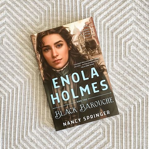 Thanks to Wednesday Books for gifting me a review copy of Enola Holmes and the Black Barouche by Nancy Springer. Enola is such a headstrong and delightful character, I really can’t get enough of her. I’m not-so-secretly hoping that every one of these books is made into a movie because these stories really do leap right off the page. If you haven’t started this series yet, there’s no time like the present—dive in, Enola would! Enola Holmes Book Cover, Enola Holmes Book Series, Books To Read If You Like Wednesday, Enola Holmes Books, Enola Holmes Book, Famous Brothers, Books Wishlist, No Time Like The Present, Detective Books