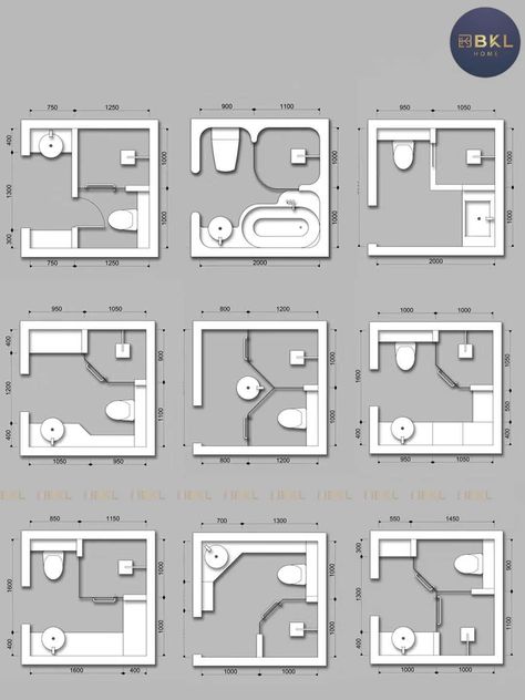 Toilet Plan, Bathroom Layout Plans, Bathroom Dimensions, Bathroom Design Layout, Bathroom Plans, Interior Architecture Drawing, Bathroom Floor Plans, House Floor Design, Building House Plans Designs