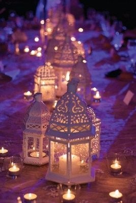 Arabian Wedding, Arabian Nights Party, Moroccan Candles, Moroccan Wedding, Moroccan Lanterns, Bohol, Arabian Nights, Moroccan Style, Candle Lanterns