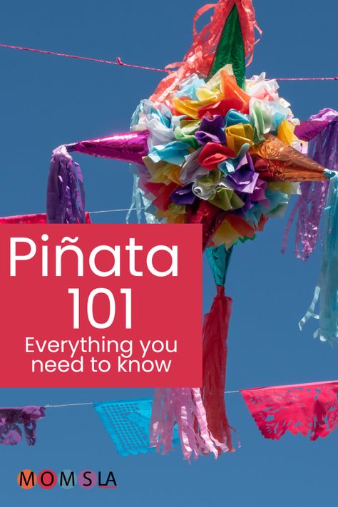 Piñatas are a super fun activity to have at a kids’ birthday party, and with a little prep ahead of time, you’ll be a Piñata Pro in no time! No matter what shape they are, piñatas are hollow and filled with candy, sweets, toys, prizes – almost anything! Kids take turns hitting it with a stick or a baseball bat, and once it’s open, the prizes inside will fall to the ground, allowing the kids to grab as much as they can! How To Hang Pinata Without Tree, How To Hang A Pinata Without A Tree, Pinata Hanging Ideas, Pinata Stuffers Not Candy, Pinata Filler Ideas Non Candy, Alternative To Pinata, Pull String Pinata Diy, Individual Pinatas Diy, Pinata Stick