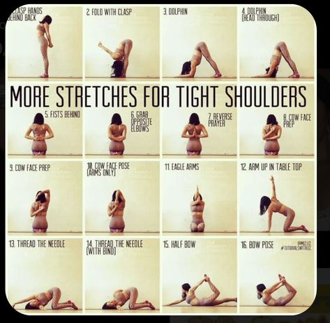 Stretches For Tight Shoulders, Shoulders Stretches, Yoga Foto's, Yoga Shoulder, Tight Shoulders, Yoga Ashtanga, Yoga Nature, Ashtanga Vinyasa Yoga, Yoga Beginners