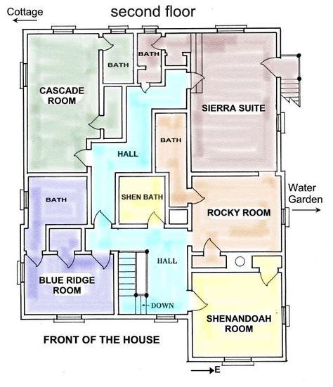 2nd Floor Layout Bay Window Floor Plan, Bed And Breakfast Layout, Bed And Breakfast Floor Plans Layout, Bow Tie Quilt Layout, Inn Floor Plan Layout, Window Symbol Floor Plan, Cabin Rooms, Hotel Floor Plan, Unique House Plans