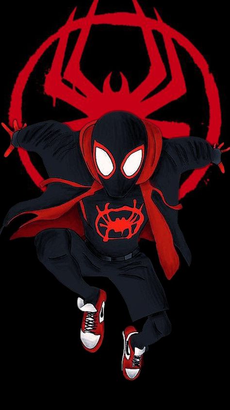 Miles Morales Pictures, Miles Morales Anime, Miles Morales Cartoon, I Am Spiderman, Spider Man Verse, Spiderman Noir, Spiderman Comic Art, Spider Man Wallpaper, Miles Morales Spider Man