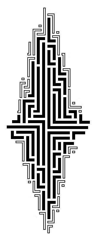 Tribal Maze tattoo Geometric Tattoo Eagle, Tattoos Eagle, Maze Tattoo, Circuit Art, Simple Mountain Tattoo, Labyrinth Tattoo, Geometric Flower Tattoo, Meaningful Tattoos For Men, Labyrinth Garden