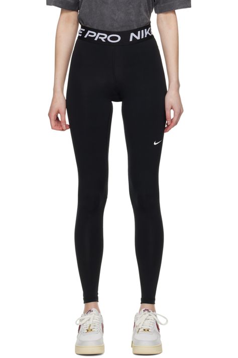 Black Paneled Leggings by Nike on Sale Nike Air Leggings, Nike Leggings Aesthetic, Nike Black Leggings, Nike Clothes Women, Christmas Wishlist For Teens, Nike Leggings Outfit, Nike Pros Leggings, Black Leggings Nike, Nike Leggings Women