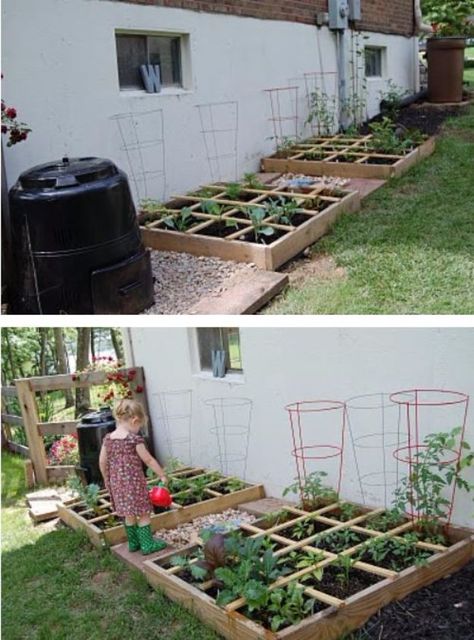 Diy Garden Beds, Easy Gardening Ideas, Veggie Garden Beds, Cheap Raised Garden Beds, Garden Bed Ideas, Keyhole Garden, Vegetable Garden Beds, Metal Garden Beds, Landscaping Projects