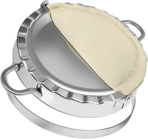 6 inch Empanada Seal with 7 Inch Dough Cutter Circle, Stainless Steel Empanada Press, Pastry Tools, Pocket Pie Empanada Maker, Pie Mold, Dumpling Maker, Dough Press, Kitchen Tools Design, Pot Stickers, Fruit Pie, Meat Pie, Pastry Dough