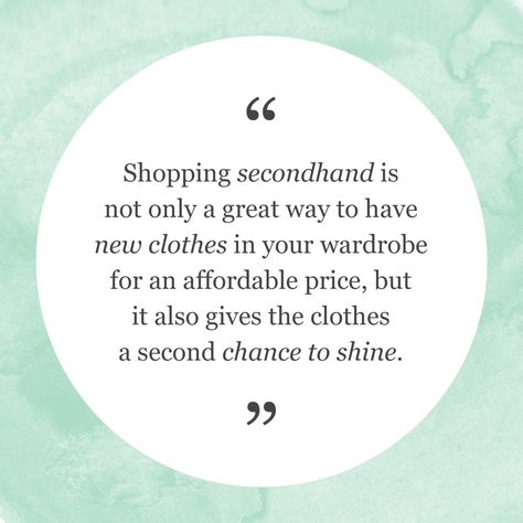 Let those clothes shine bright like a diamond. 💎 #secondhandfirst Thrift Shop Quotes, Thrifting Quotes, Sustainable Fashion Quotes, Thrift Store Clothes, Store Quote, Thrift Clothes, Hand Quotes, Justice Quotes, Reels Ideas