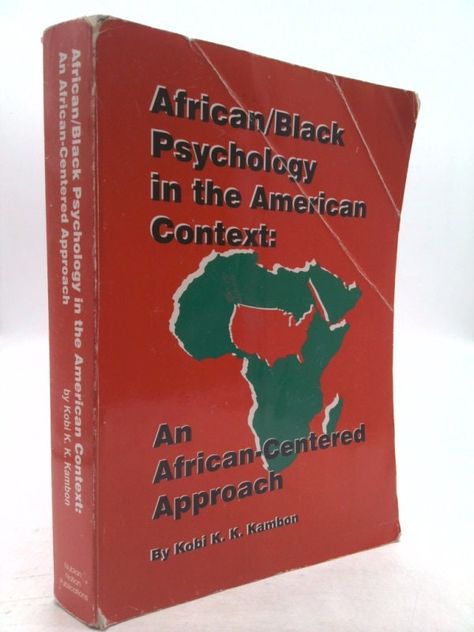 Title: African-Black Psychology in the American Context: An African-Centered Approach Author/Editor: Kambon, Kobi K. Publisher: Nubian Nation Publications Date: 1998 Format: Paperback Condition: Good  Condition Description: Shelf and handling wear to cover and binding, with general signs of previous use. Wear visible to covers and spine. No markings or notations. Secure packaging for safe delivery. Femininity Books, Black Psychology, African Books, Black American Culture, Sociology Books, African Literature, African American Books, Books By Black Authors, Black Literature