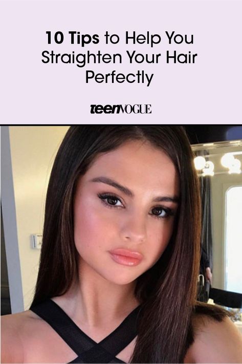 How To Get Slick Straight Hair, How To Get Perfect Straight Hair, How To Keep Your Hair Straight, Straight Hairstyles With Side Part, Sleek Straight Hair Behind Ears How To, Tips To Straighten Hair, How To Get Pin Straight Hair, How To Get Your Hair Really Straight, How To Get Sleek Straight Hair