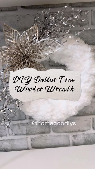 Foam Wreath Ideas Diy, Foam Wreaths, The Navage Patch, Navage Patch, Dollar Tree Wreath, Microfiber Duster, Christmas Decorations Diy Crafts, Holiday Wreaths Diy, Tree Winter